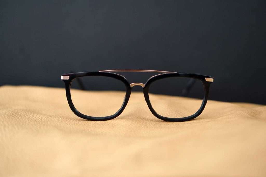 Brillenparty Fancy Frames - schwarze Brillenfassung